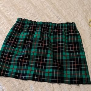 J Crew Tartan Sidewalk Skirt